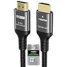 Ubluker 10K 8K 4K HDMI to HDMI Cable 5FT, Certified Ultra High Speed Cord | 2.1 2.0 1.4 CEC 48Gbps 0.01ms 4K 240Hz 165Hz 144Hz 120Hz 8K 60Hz eARC HDCP2.3 RTX5090 PC Laptop TV Monitor Projector PS5 Xbox