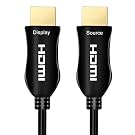 iBirdie 4K Fiber Optic HDMI Cable 328 Feet, 100 Metre 300, 18Gbps | Active Unidirectional Cord, Work on Full 4K 60Hz, 2K 144Hz, HDR, ARC, HDCP 2.2, Compatible for Apple-TV Ps4 Xbox