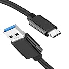 LDLrui USB C to USB A 3.1 Gen 2 Data Cable, 6ft, 1-Pack, Black | 3A Fast Charging, 10Gbps Superspeed Data Transfer Cord, for Android Auto, Car, Samsung Galaxy S22, iPhone 17, iPad Pro