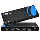 OREI HDMI Splitter 1 in 4 Out – 1x4 4K@60Hz HDMI 2.0 UHD Powered 4-Port HDMI Splitter with HDCP 2.2, EDID Management, 18Gbps Bandwidth – 4-Way Output for TV, Fire Stick, PS5, Blu-ray | Video resolutions up to 4K@60Hz and
